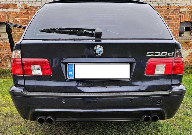 Zderzak tył tylny M Pakiet BMW E39 Orientblau Touring Kombi