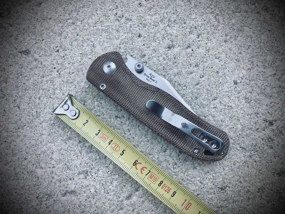 Canivete Kizer Drop Bear 2 Button Liner Lock