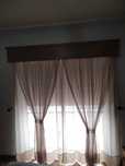 Sanefas com cortinas