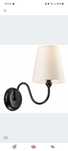 Kinkiet Lamkur lampa boczna ścienna, vintage retro