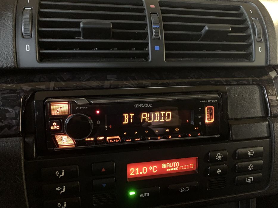 Магнитола Kenwood kmm-bt 305 Bluetooth, в отличном состоянии!