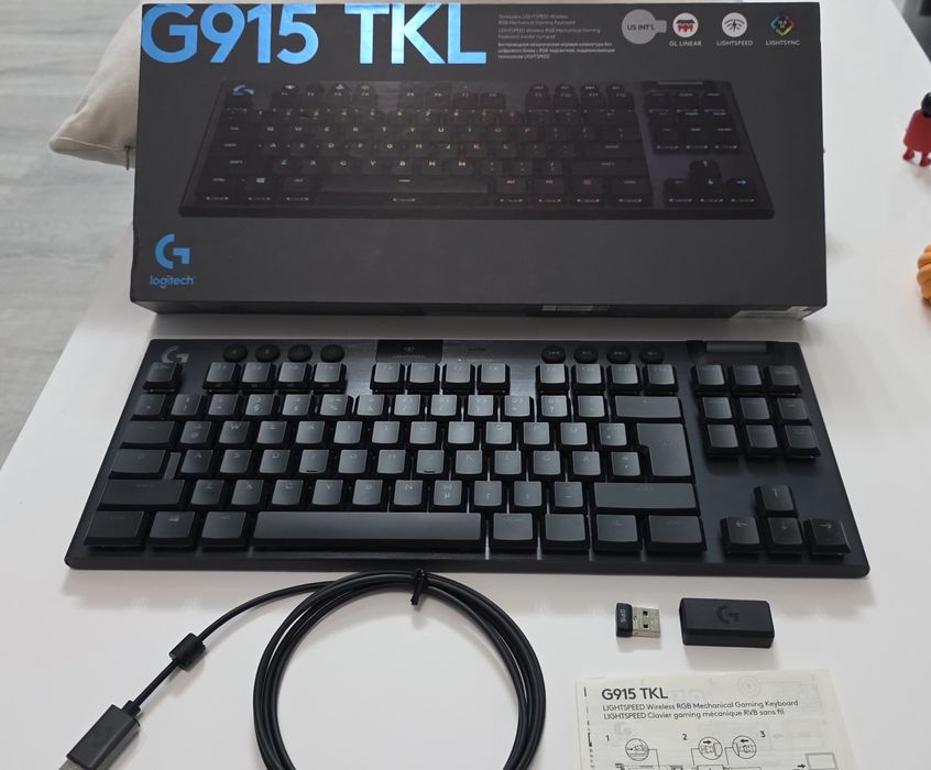 Klawiatura LOGITECH G915 TKL Tactile Lightspeed - RED Switches DE GW12