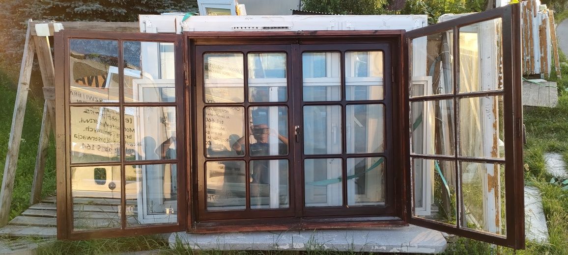 Okno, fix, witryna PVC 3 szybowa