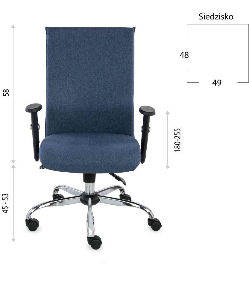 Krzeslo biurowe Grospol Team - fotel obrotowy