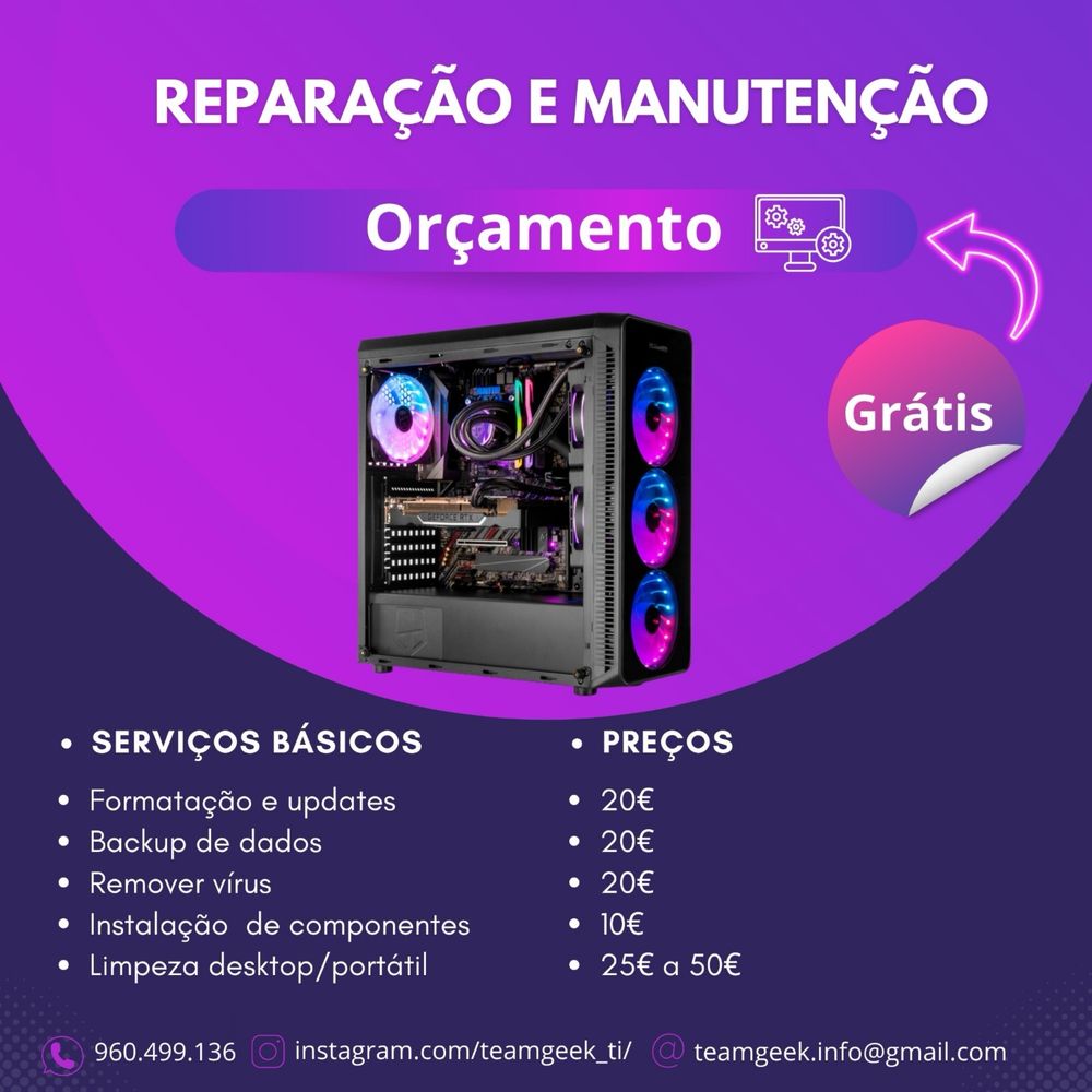 Reparação de computadores / Informática