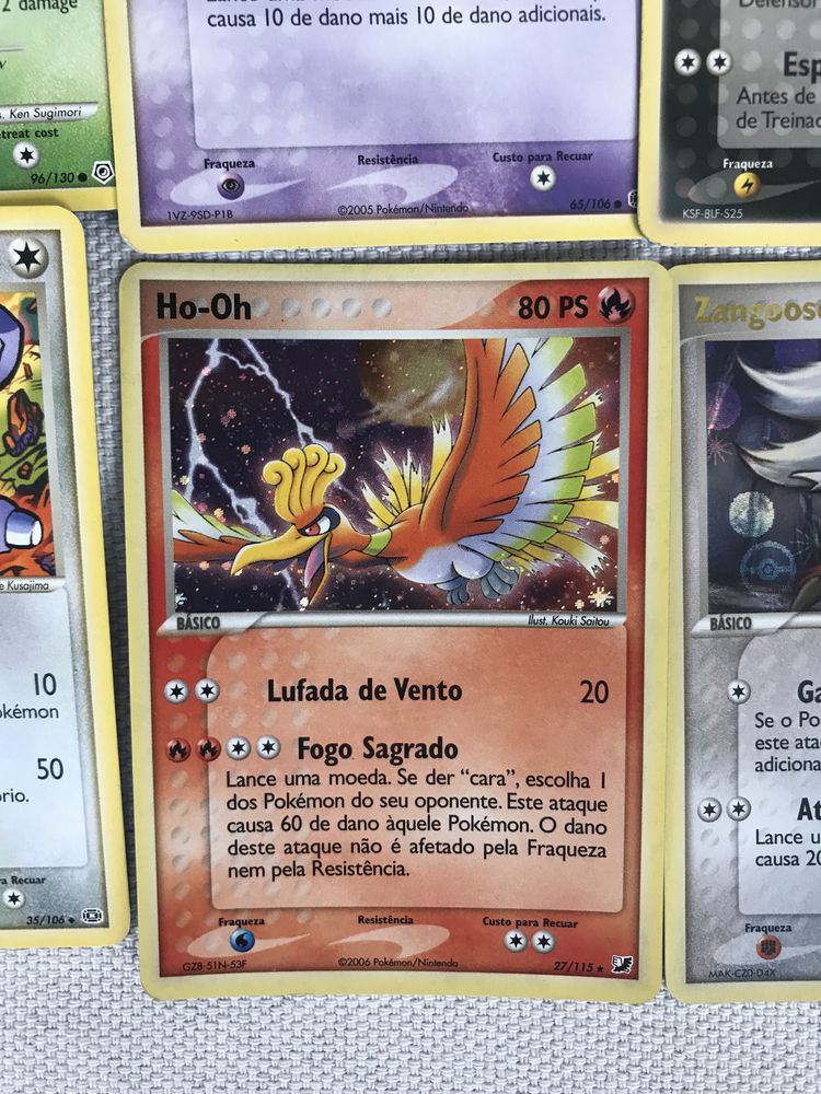 Cartas pokemon 2006 raras - 25 cartas