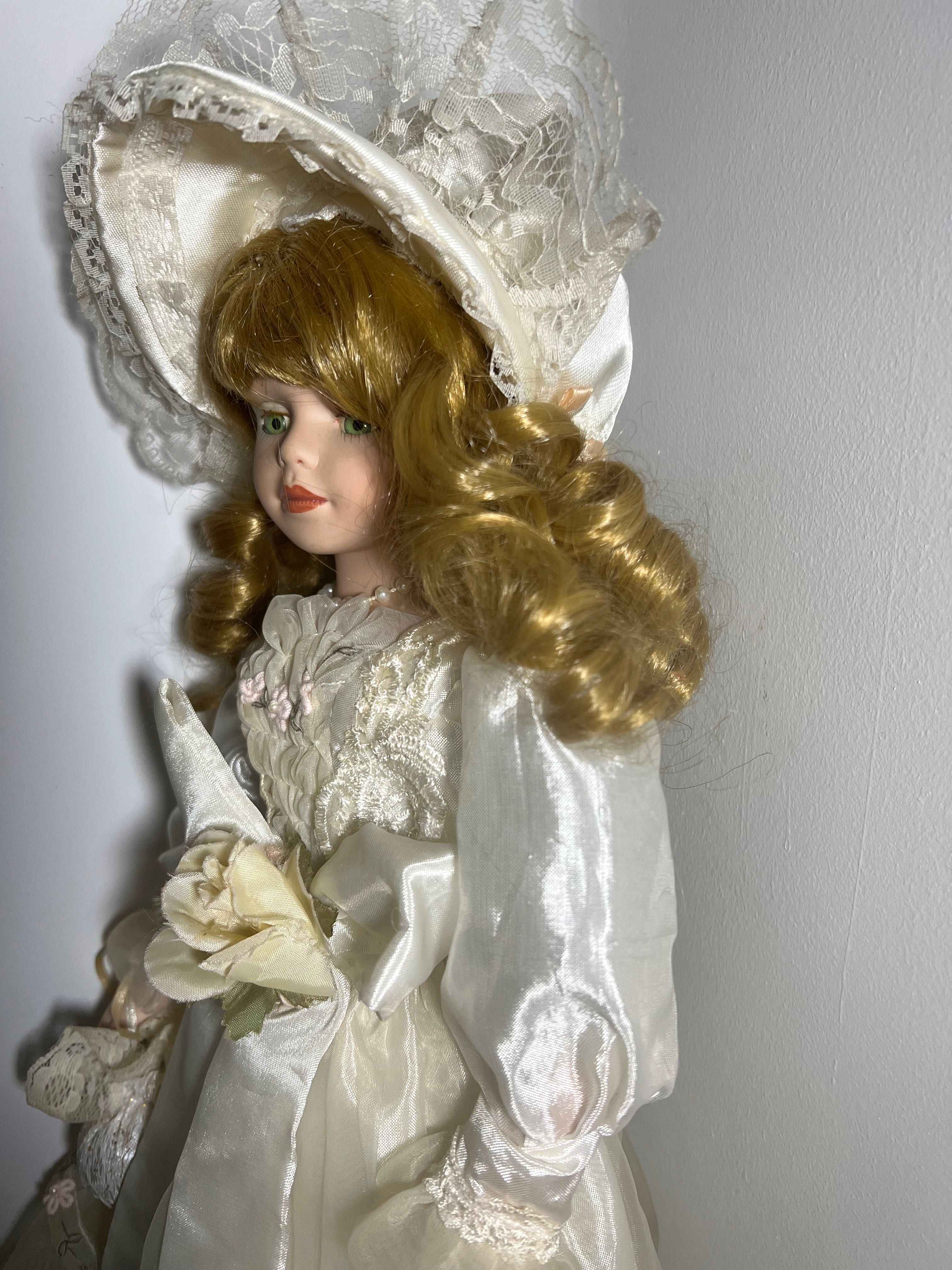 Lalka porcelana w stylu retro (brak rzęsy)