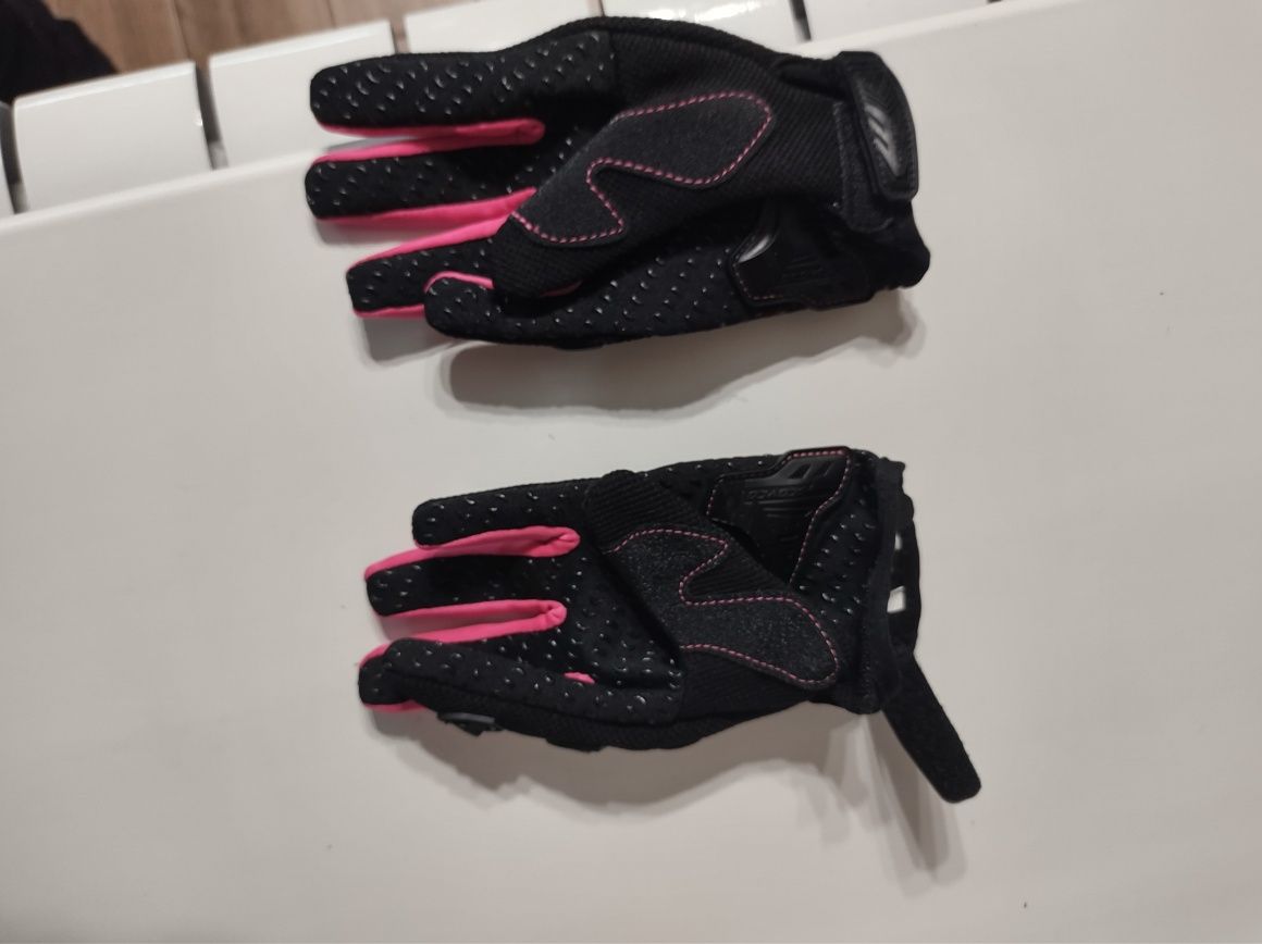 Мотоперчатки жіночі для мотоцикла Pink Код: 0022