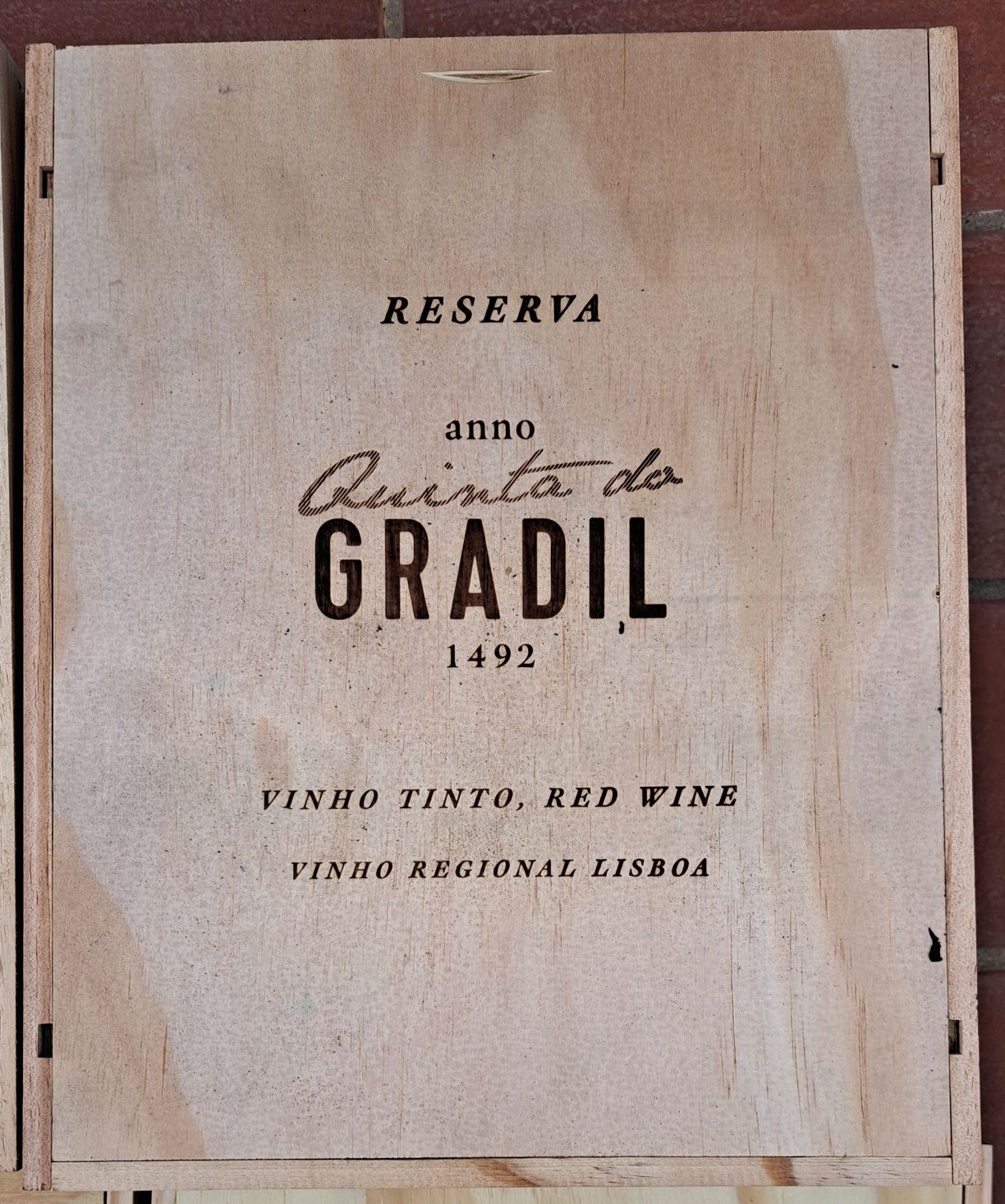 Caixa madeira vinho