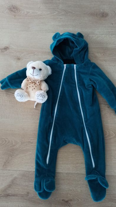 Piękny, szyty na zamówienie kombinezon na wiosnę. Rozmiar 74