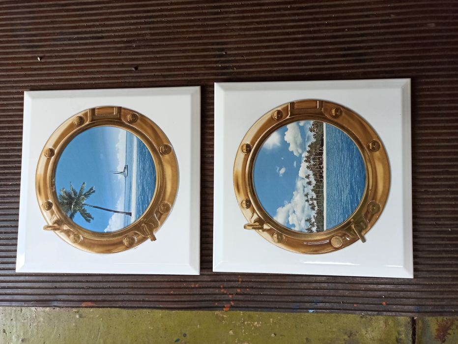 Плитка декор иллюминатор. Marittima ceramica. Испания.