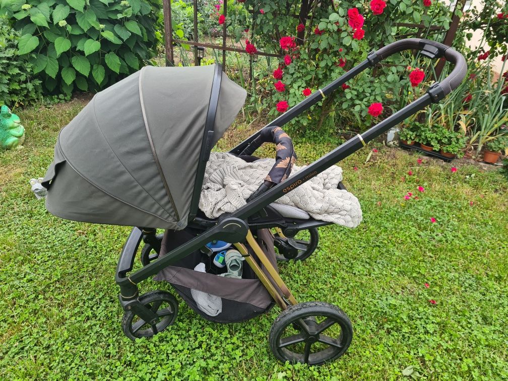 Wózek Espiro Miloo 2w1 Luxury Green + Adapter GRATIS