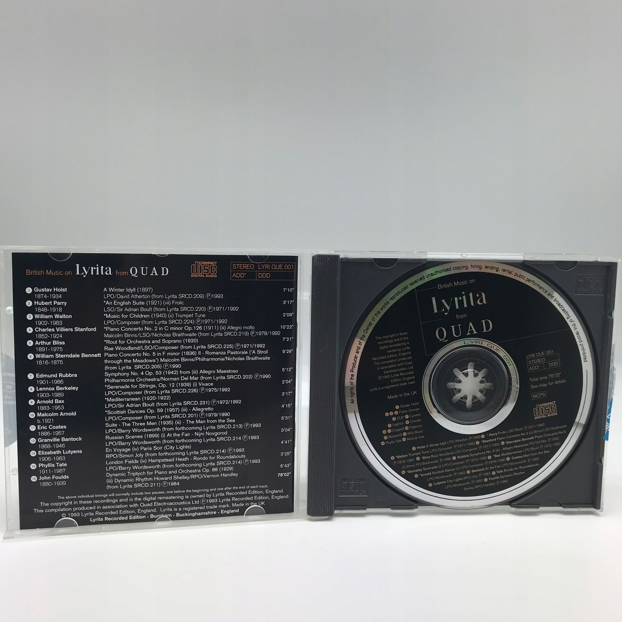 cd - various - british music on lyrita from quad