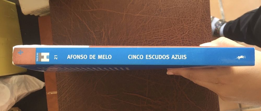 Livro futebol Cinco Escudos Azuis - Afonso de Melo