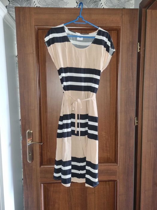 Długa letnia sukienka ciążowa Mamalicious S