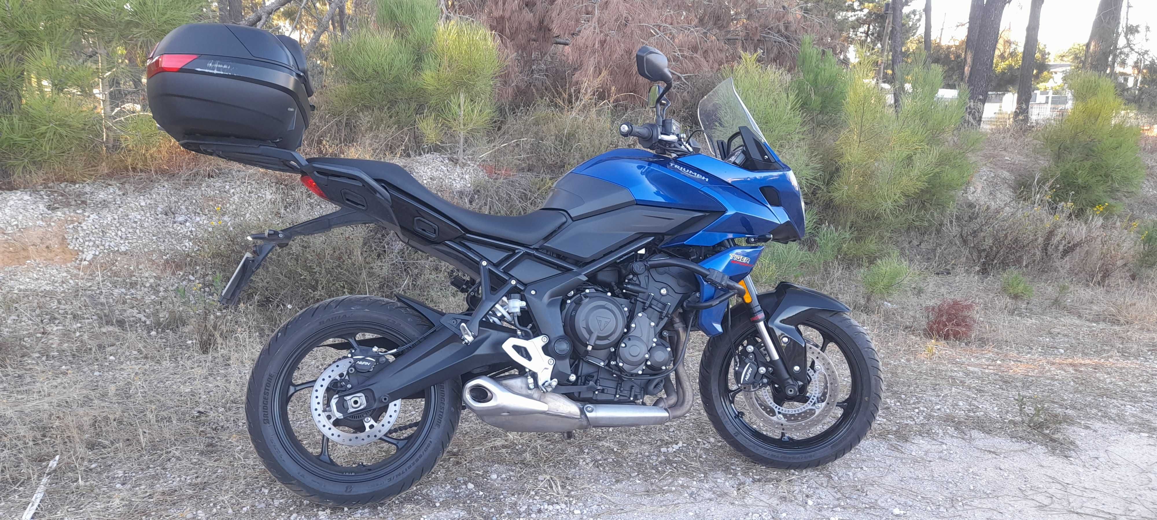 Triumph Tiger Sport 660, Acidentada