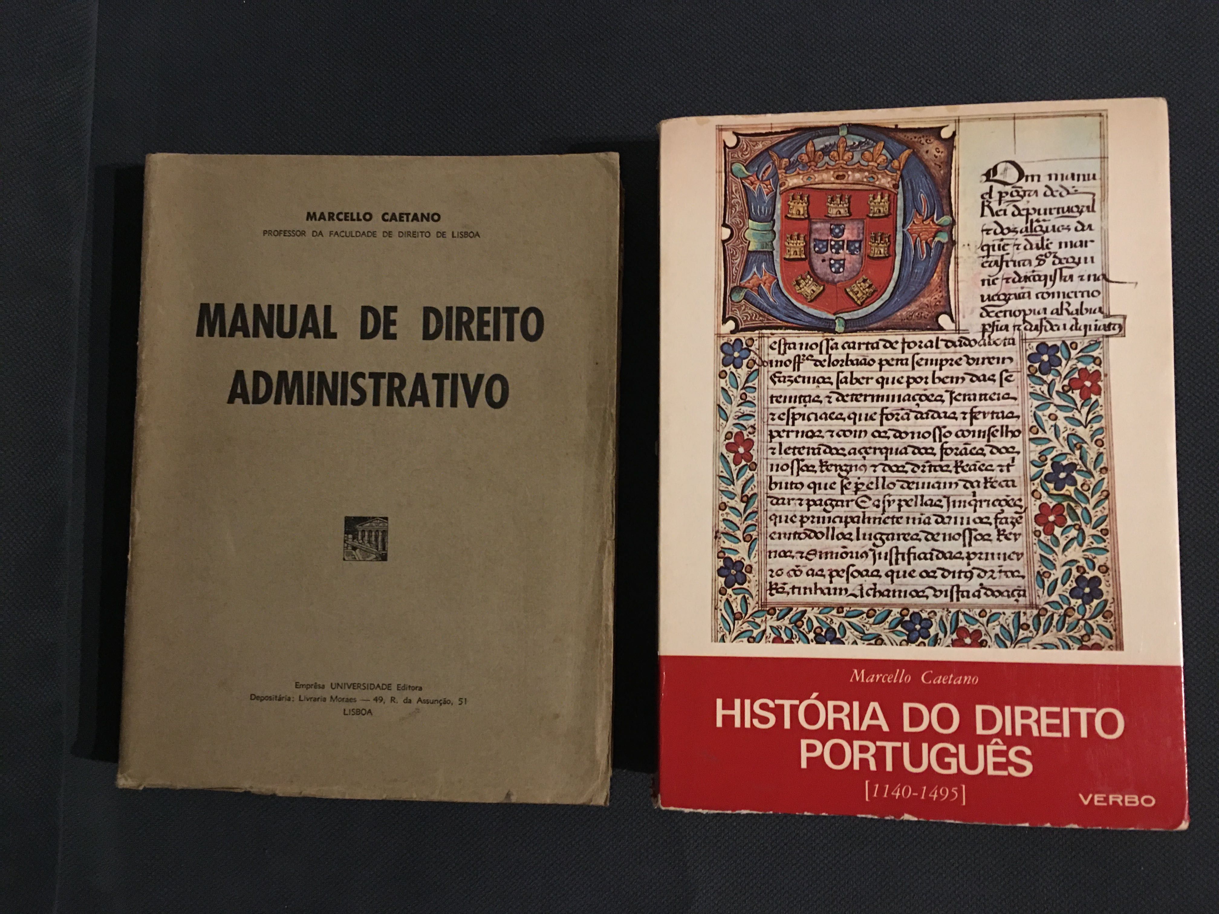 Marcello Caetano: Direito Administrativo / História do Direito