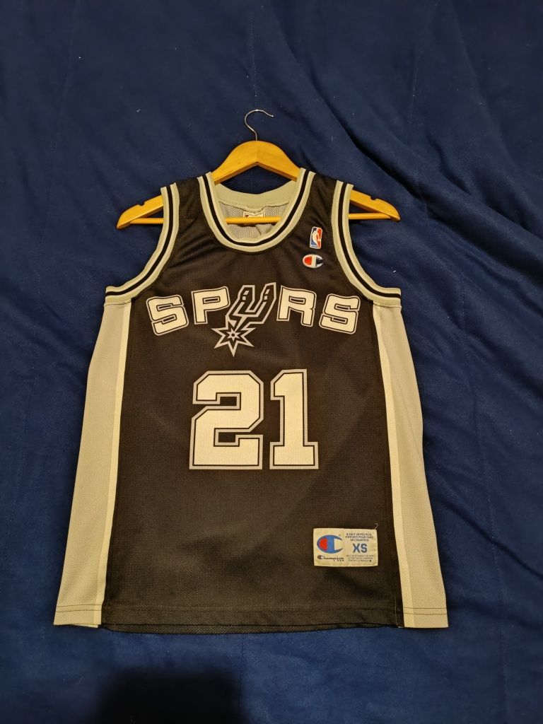 Jersey da NBA oficial - Tim Duncan, Spurs (portes grátis)