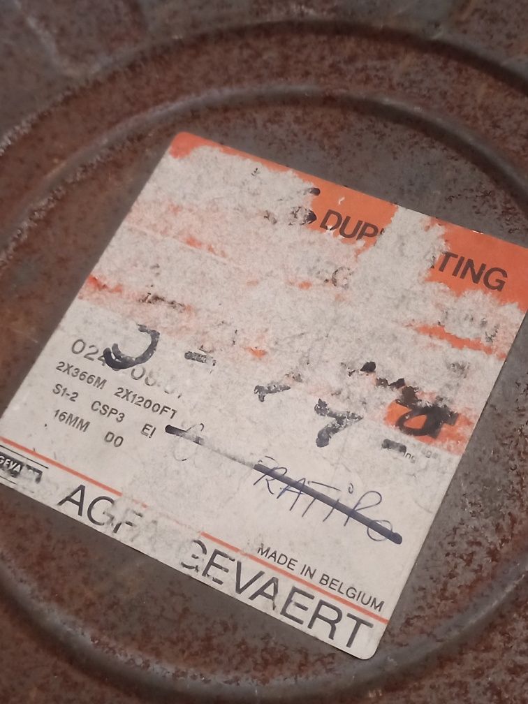 Caixa antiga de filmes de bobine