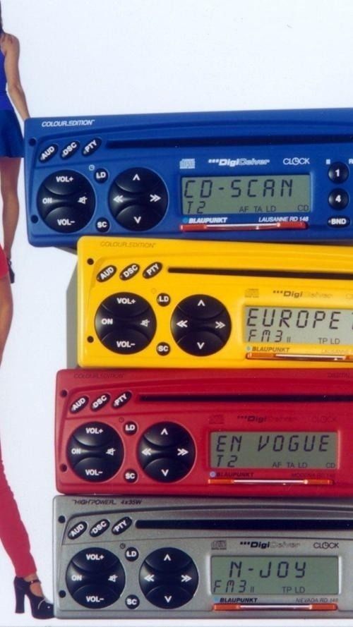 Radio Blaupunkt Lausanne RD 148 Colour Edition Blue ! Fiat Seicento