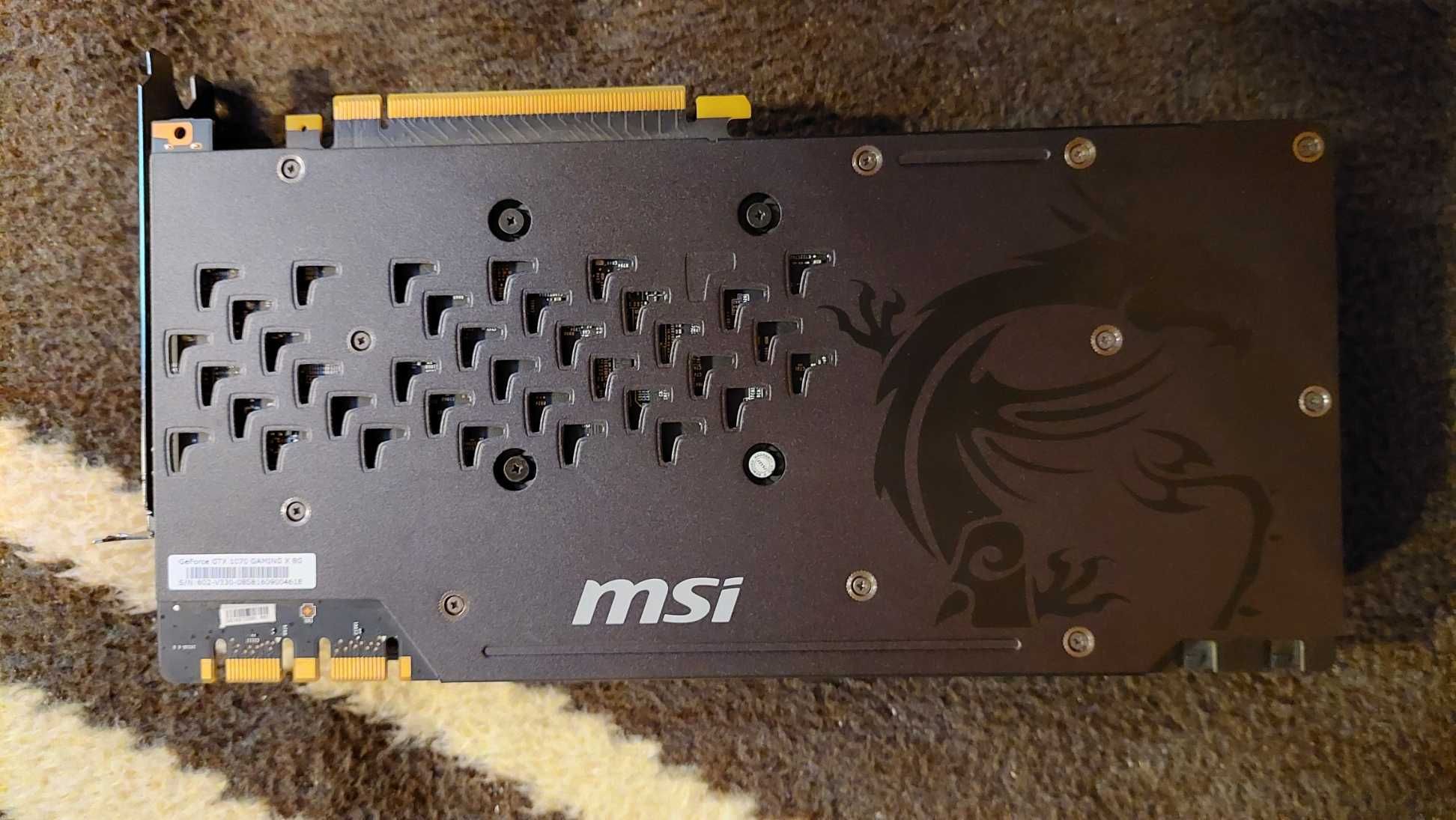 Karta graficzna MSI GAMING X 8G GEFORCE GTX 1070