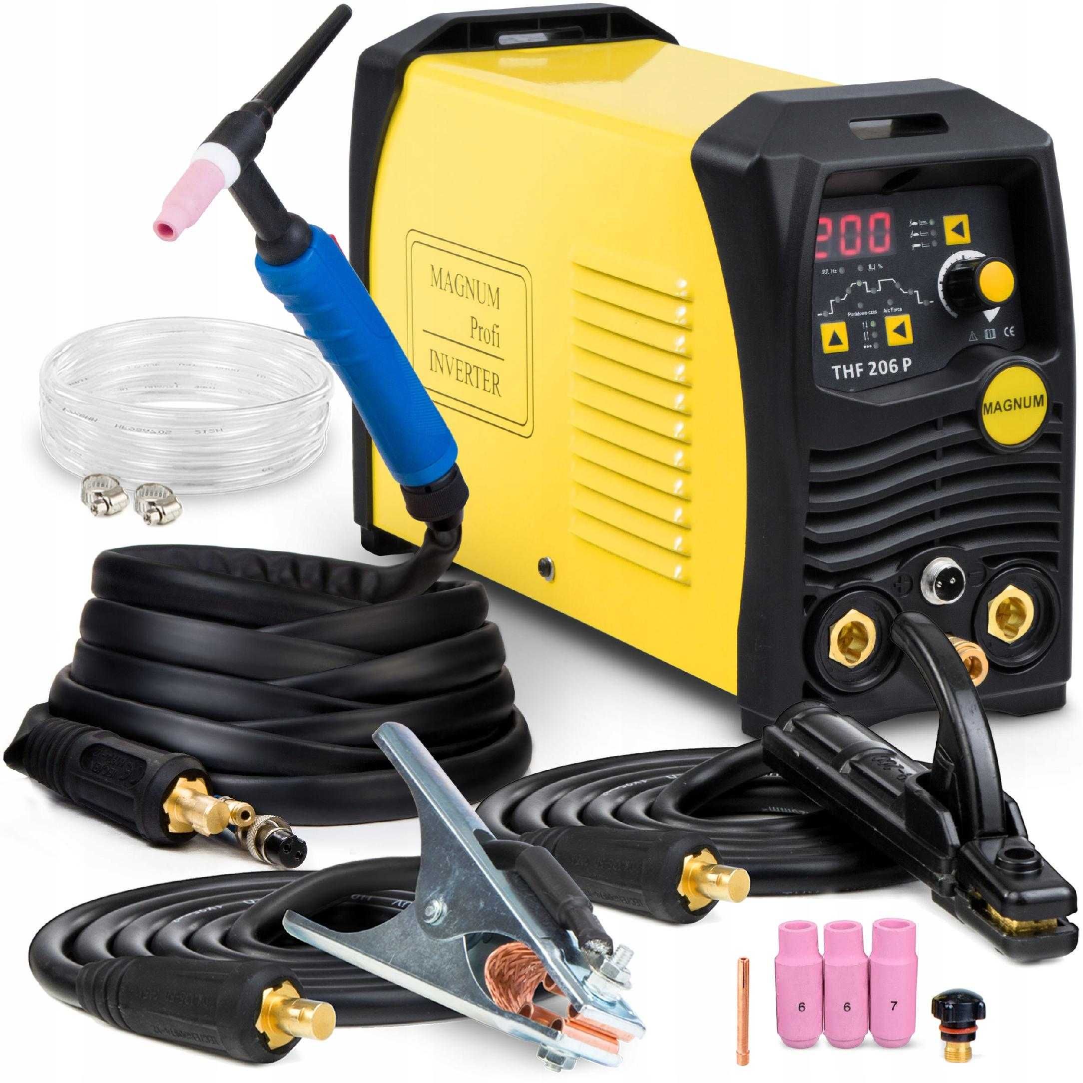 Spawarka inwertorowa TIG DC Magnum THF 206P TIG Puls 230V 200A IGBT