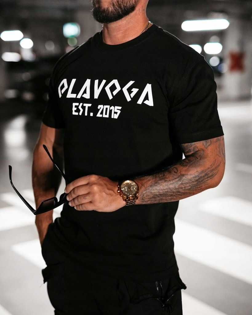 O la voga men t-shirt męski grecos men czarny M L XL