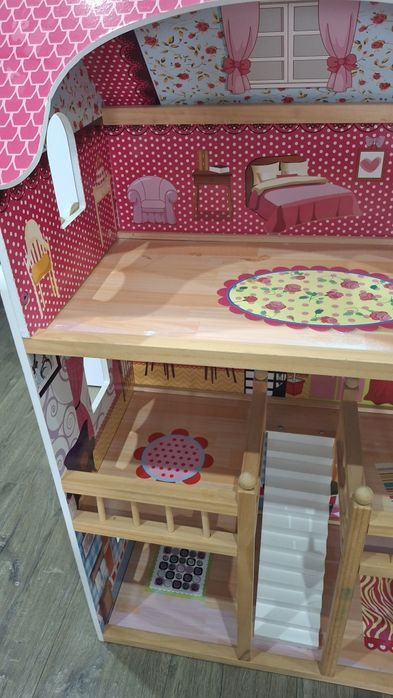 Domek dla lalek drewniany duży