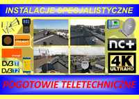 Anteny, montaż, instalacje, serwis, ustawianie, sprzedaż DVB-T, SAT.