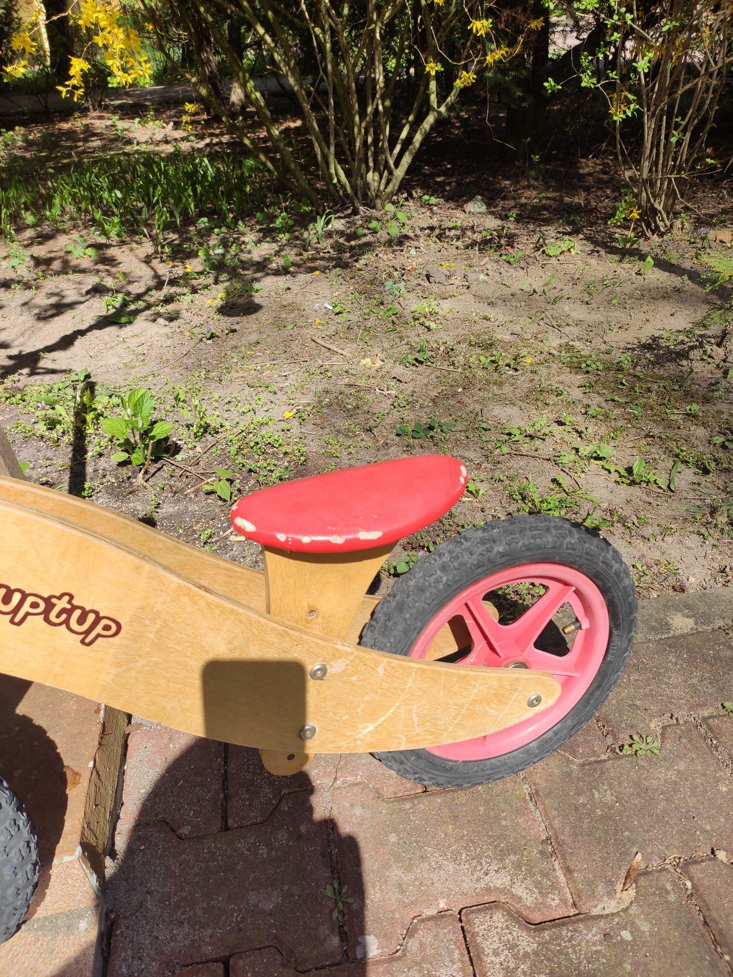 Rowerek biegowy drewniany Tup-tup