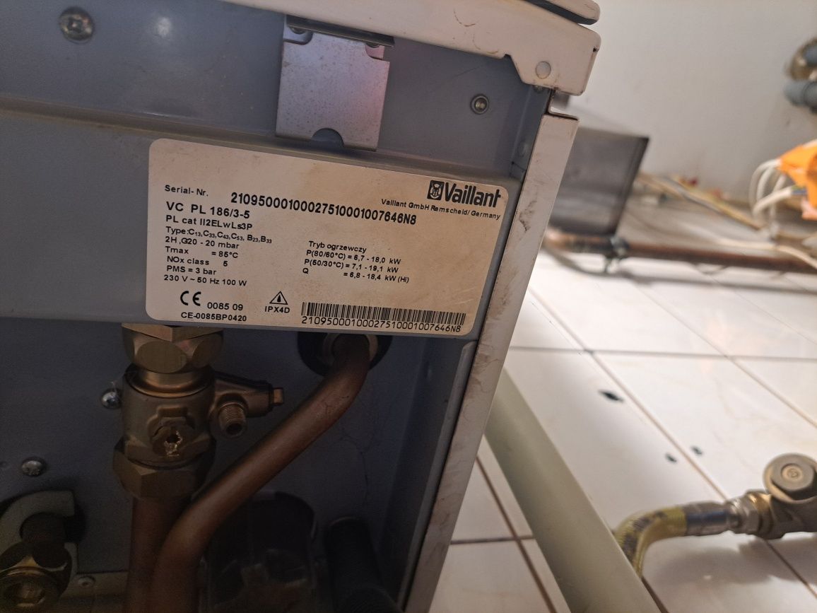 Piec CO/CWU Vaillant kondensacyjny