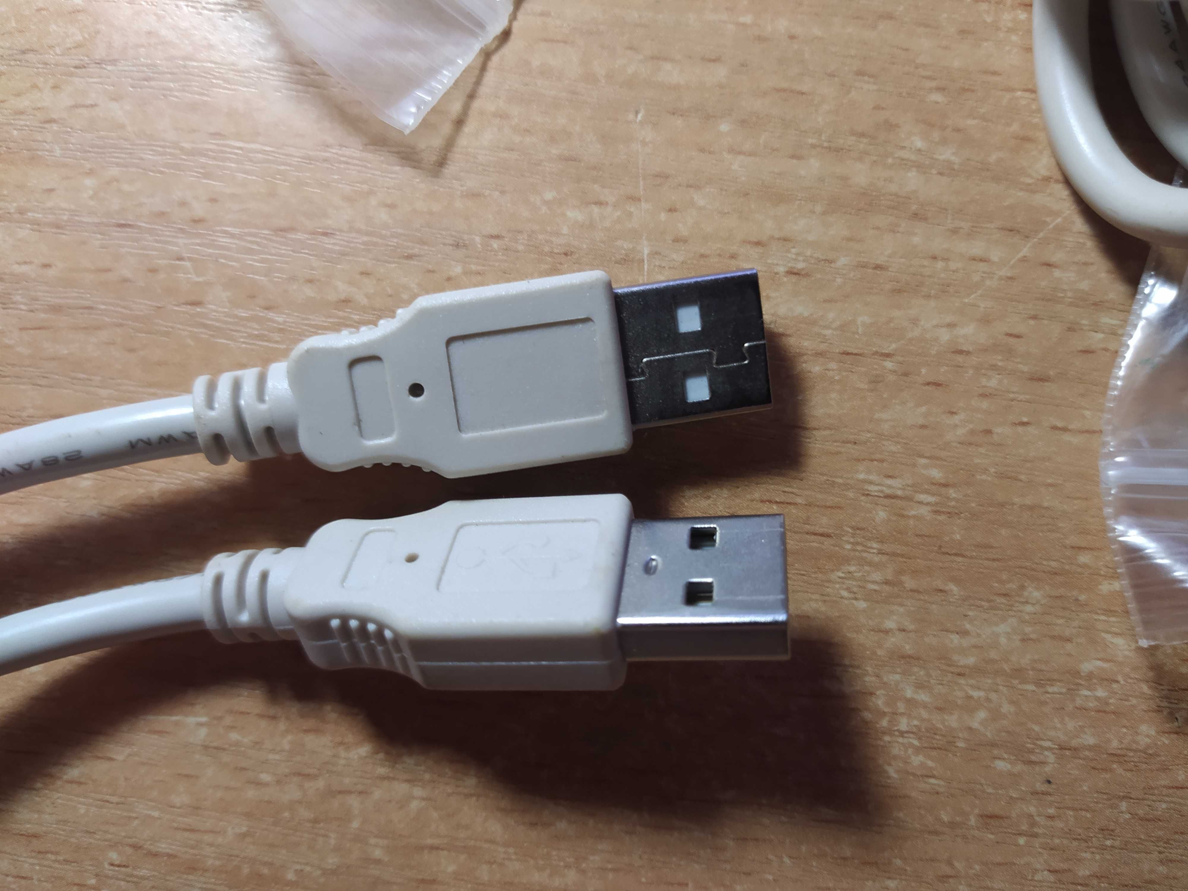 Продам кабель USB type A - USB type A, VGA, HDMI, COM(DB9) M/F,