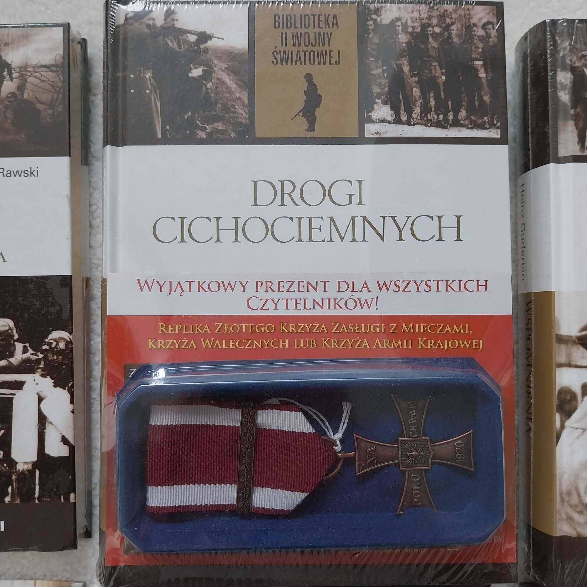 NOWY zestaw książek Bellona (np. Wspomnienia żołnierza, Monte Cassino)