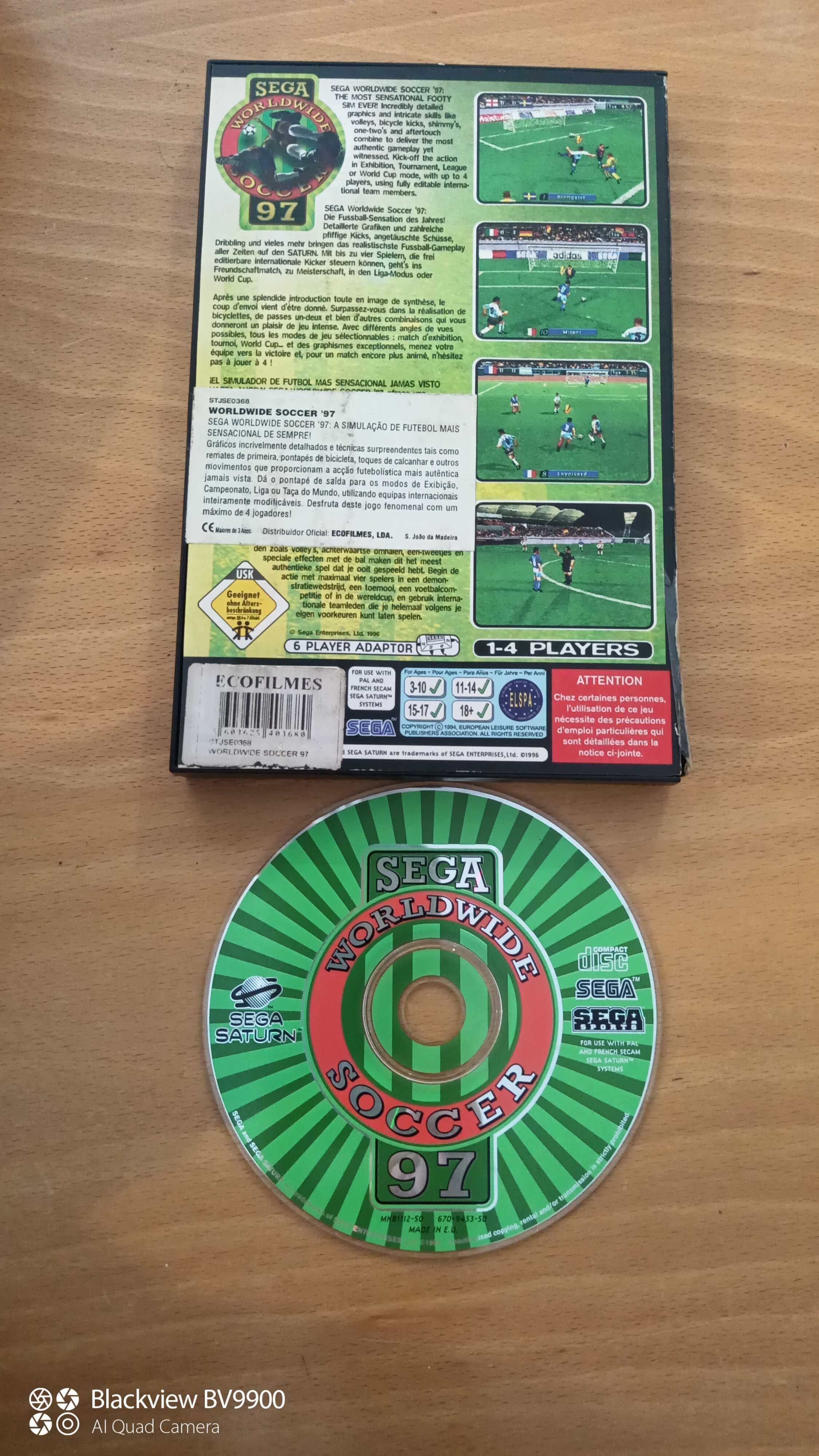 Jogo Sega Saturn WorldWide Soccer 97