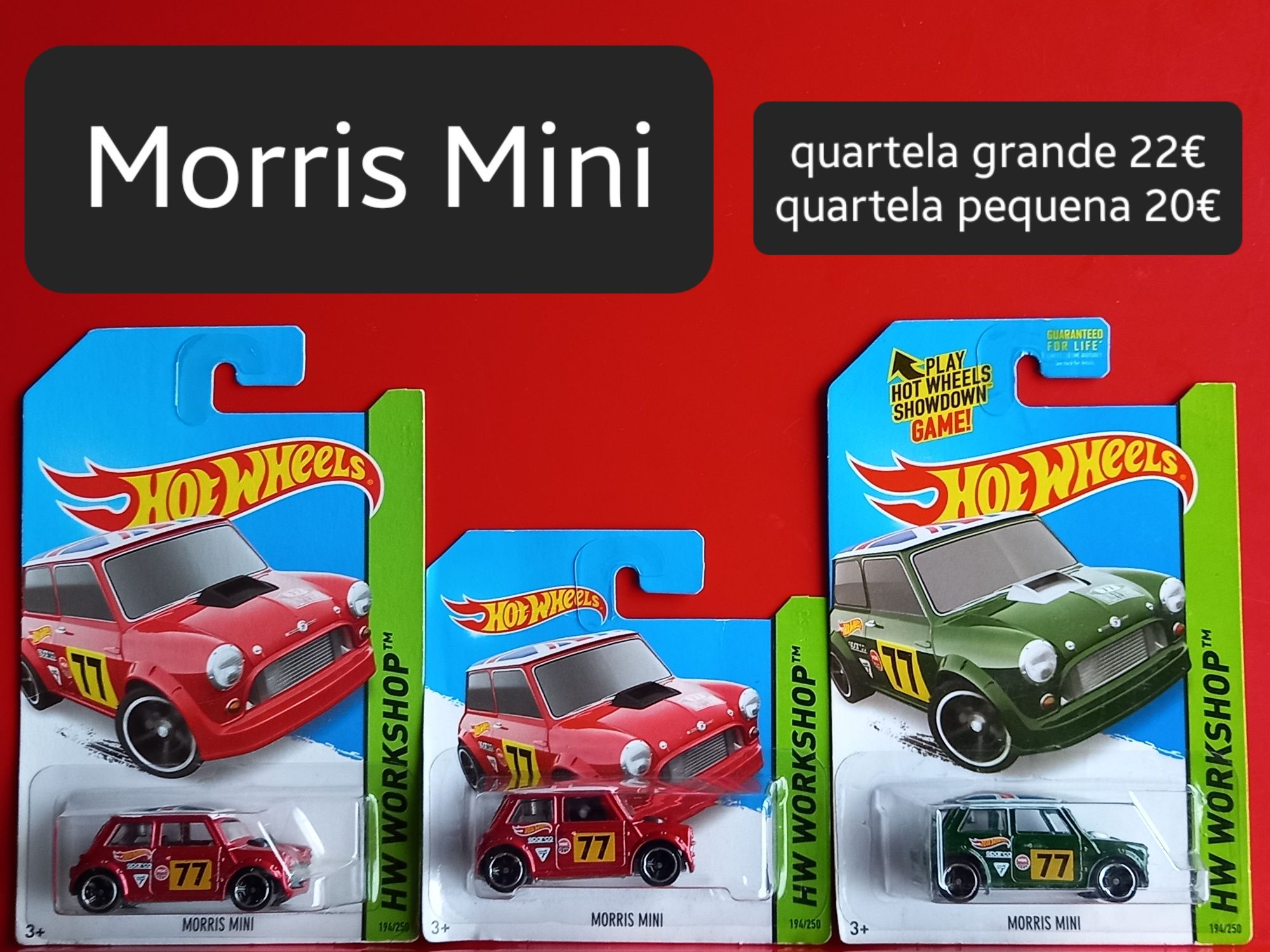 Morris mini hot wheels