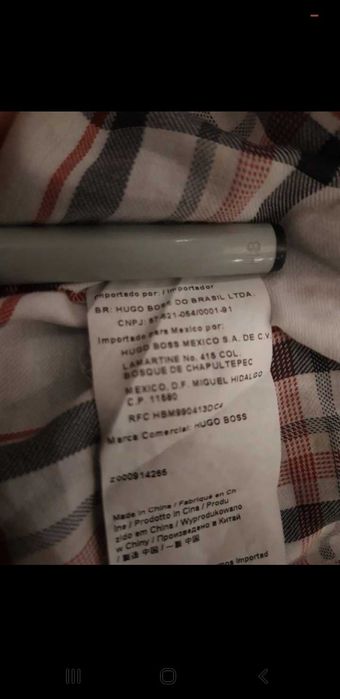 Koszula Hugo Boss, slim fit, r.L, w kratkę, męska