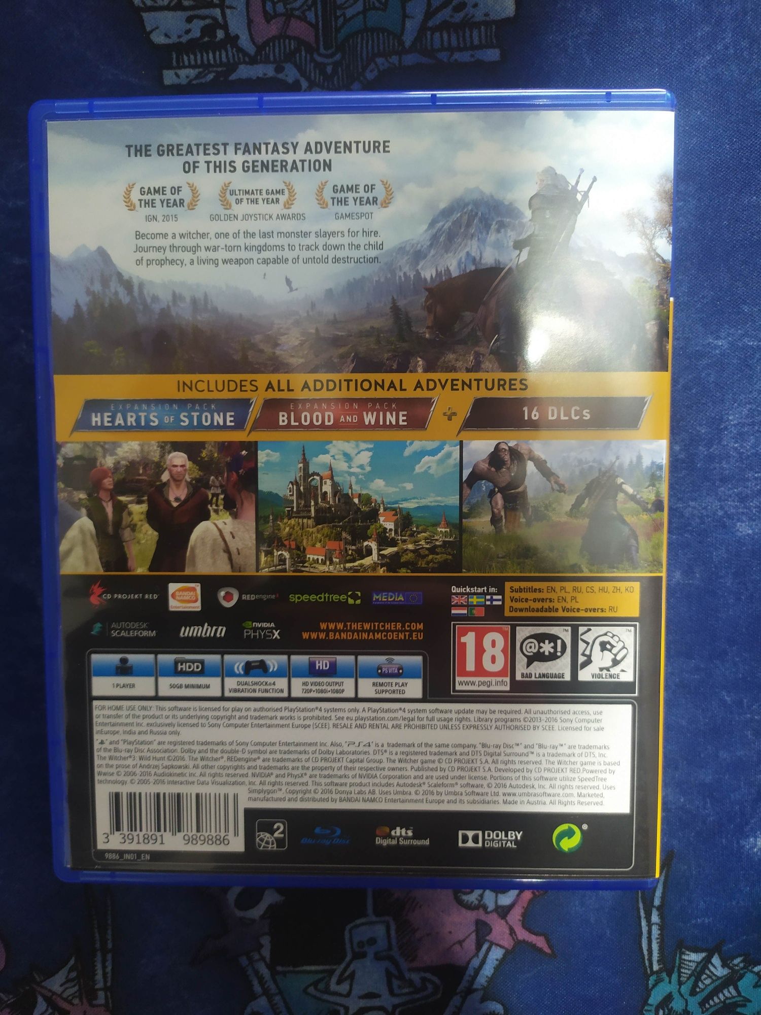 PlayStation 4 Witcher 3 GOTY
