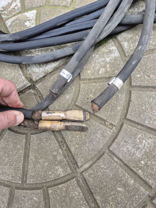 Kable przewody do spawarki 7m okazja!