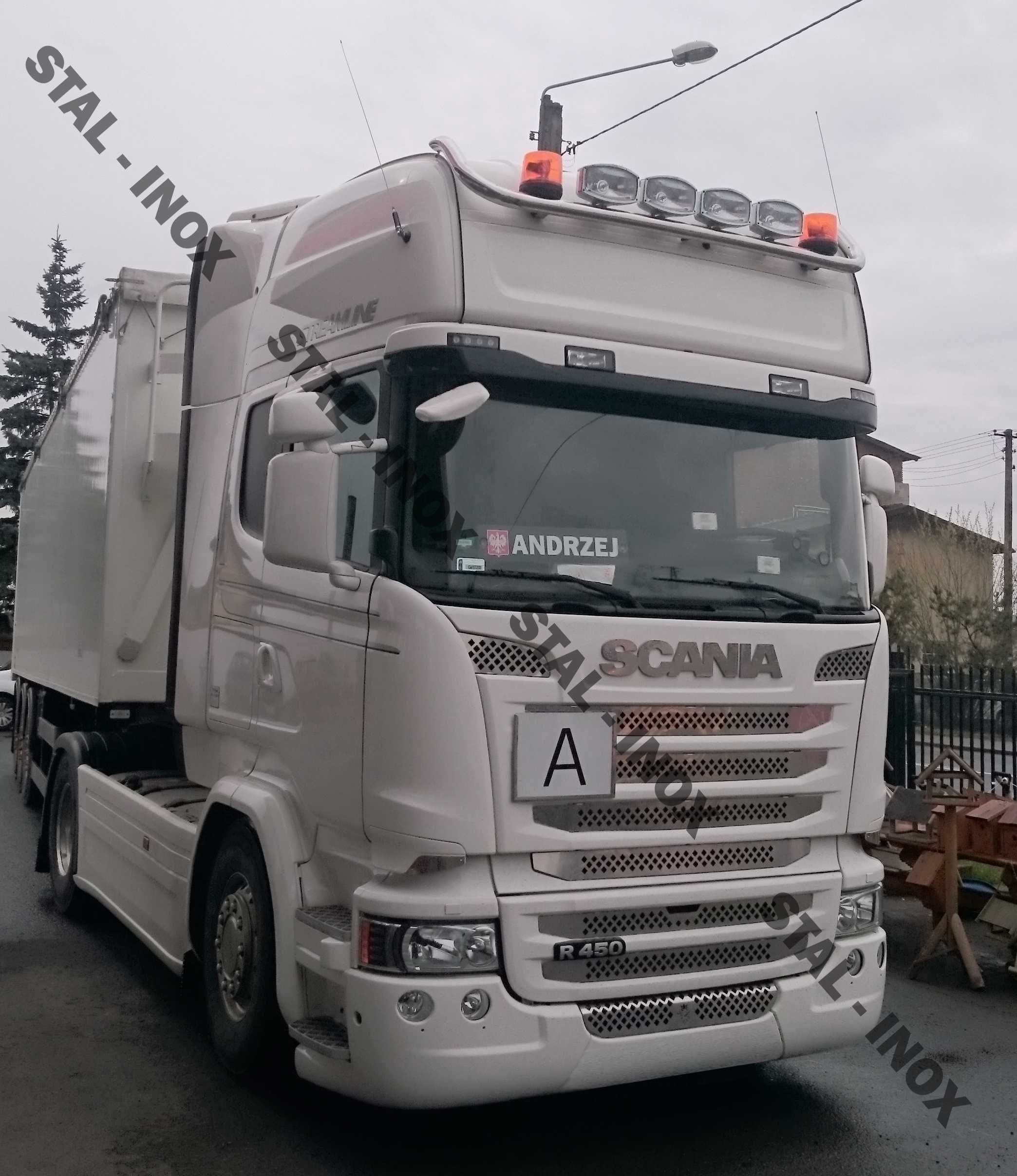 Orurowanie górne Scania Topline Highline długie ramiona oświetlenie