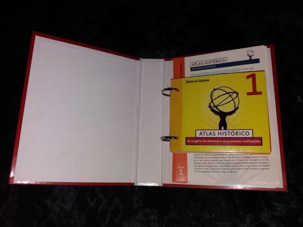 Atlas Histórico Multimédia de Portugal com 10 CD-ROMs e 50 fichas