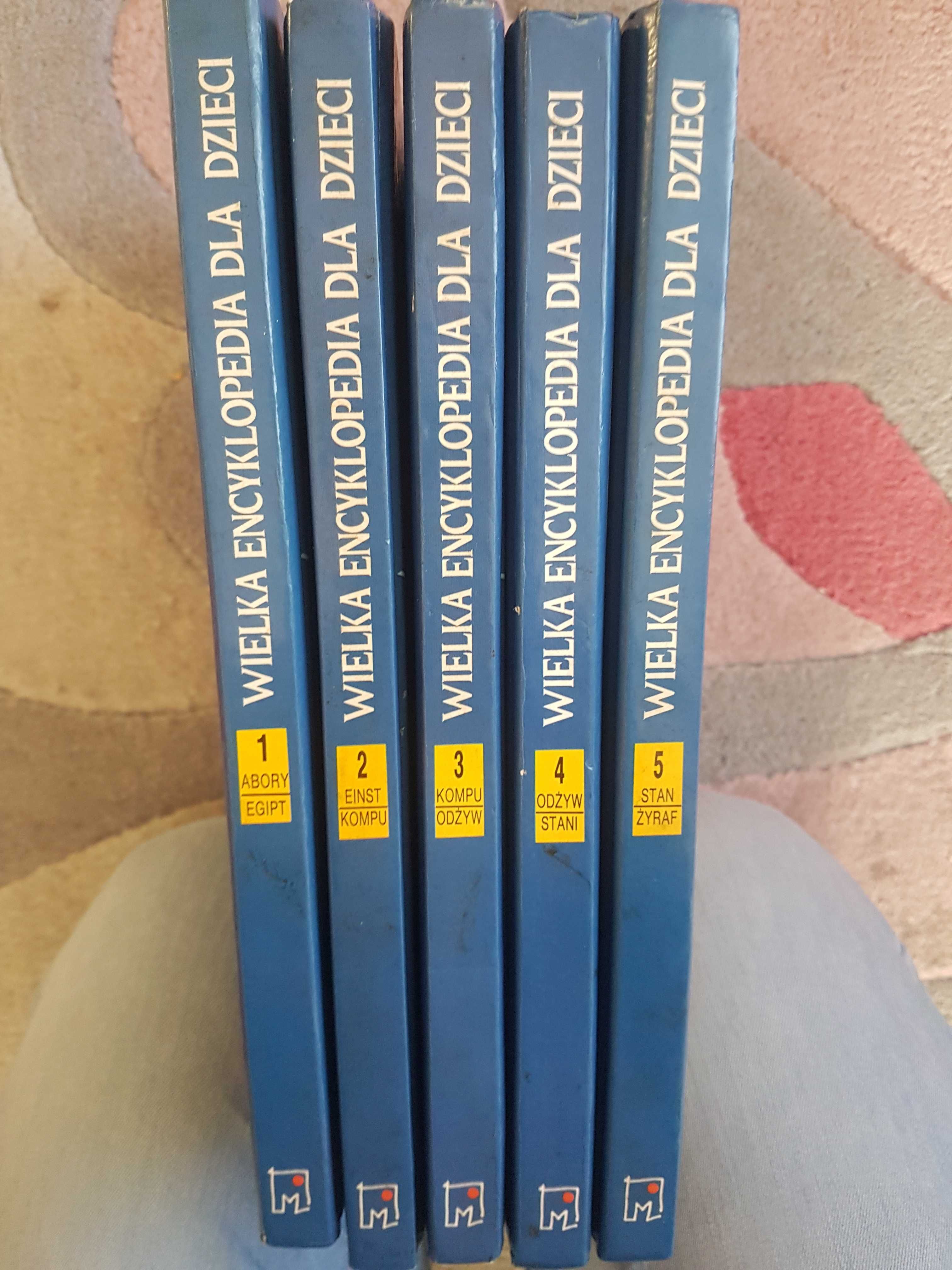 Wielka encyklopedia dla dzieci 5 tomów