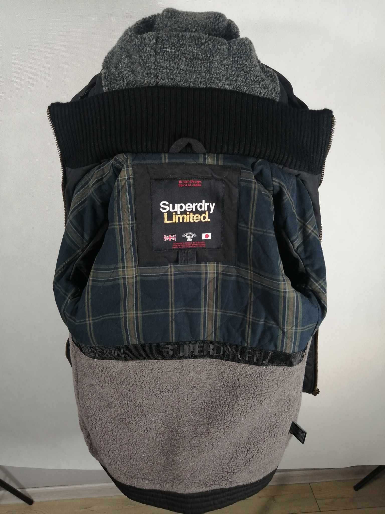SUPERDRY Limited Edition Kurtka Zimowa Damska Parka XS Super Stan