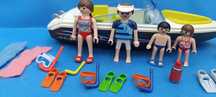 Playmobil ,barco e familia