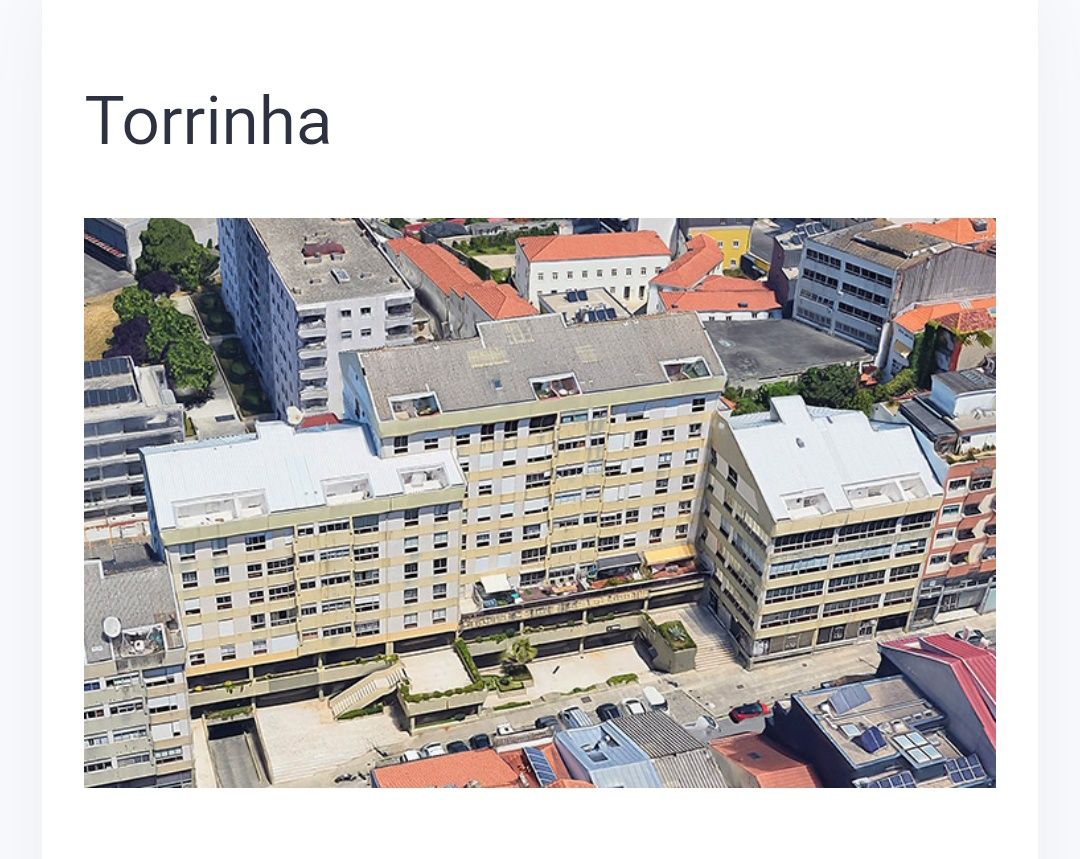 Vendo lugar de garagem para 2 carros na Rua da torrinha