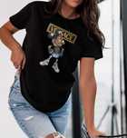 S,M,L,XL- t-shirt ,Czarna damska bluzka .