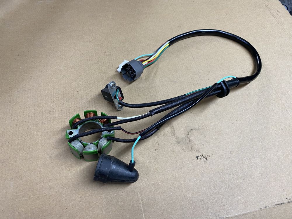 Części Kawasaki kx250f 2006r stator, cewkofajka, wiązka