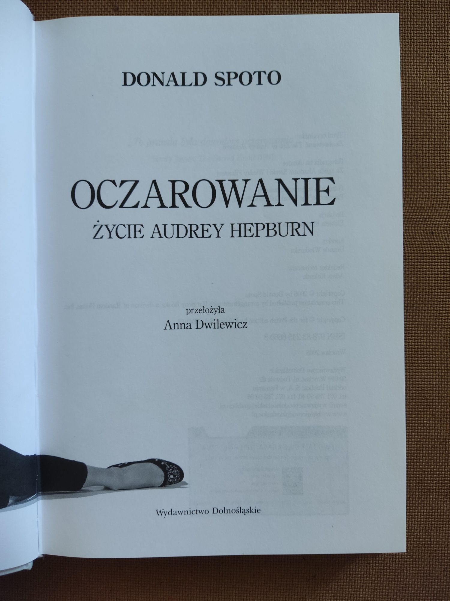 Oczarowanie Życie Audrey Hepburn - Donald Spoto