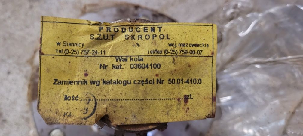 Wał piasta koła tylnego Ursus C-330