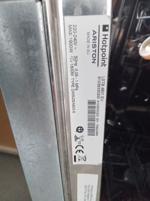 Zmywarka 45cm hotpoint ariston LSTB