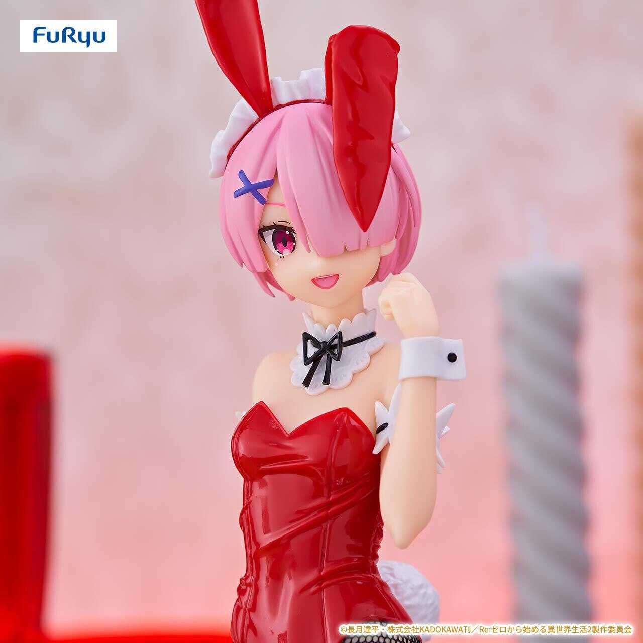 Re:ZERO Bunnies Figure Ram Red Color ver Аніме фігурка Оригінал